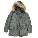USGI N-3B Cold Weather Parka with Fur Trim Hood - Small