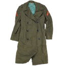 USMC Olive Wool Overcoat - 36S, Small - USMC Surplus - Great Coats
