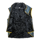 Vintage Fleece Lined Vest - Large