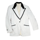 Vintage Lord West White Tuxedo Jacket - 41R, Large - Army & Outdoors - Dress Jackets