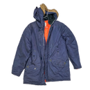 Vintage Montgomery Ward Blue N-3B Cold Weather Parka - Large - Army & Outdoors - Parkas