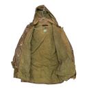 Vintage Rubberized Olive Rain Jacket - Large