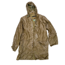 Vintage Rubberized Olive Rain Jacket - Large
