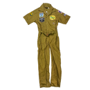 Vintage US Brown Patched Coveralls - Medium - Army & Outdoors - Overalls