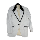 Vintage White Tuxedo Jacket - 40R, Medium