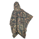 Woodland Camouflage Poncho - Army & Outdoors - Rain Jackets