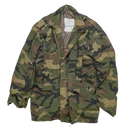 Woodland M-65 Style Jacket with Liner - Medium - Army & Outdoors - Field Jackets