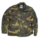 Woodland M65 Style Lined Jacket - 2XLarge - Army & Outdoors - Field Jackets