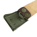 Czech Military Leather Belt - Plain Buckle - Czech Army Surplus - Belts