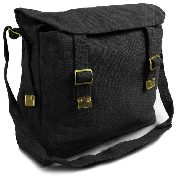 Large Canvas Haversack - Black