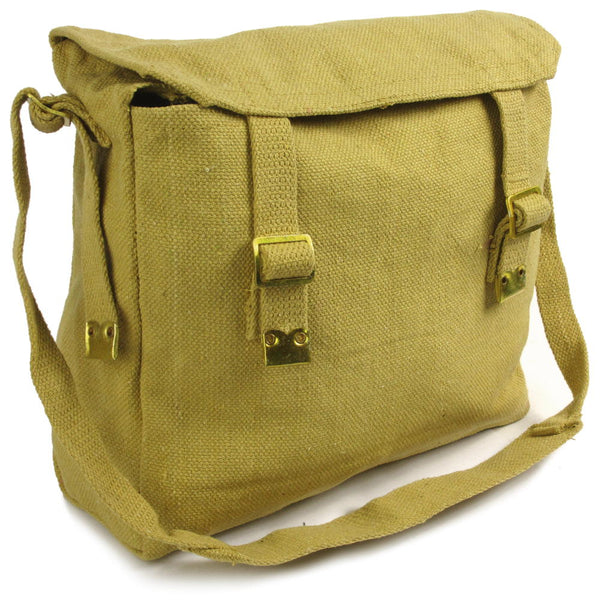 Medium Canvas Haversack - Khaki