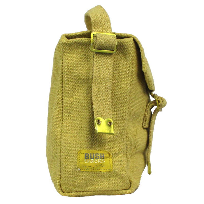 Medium Canvas Haversack - Khaki