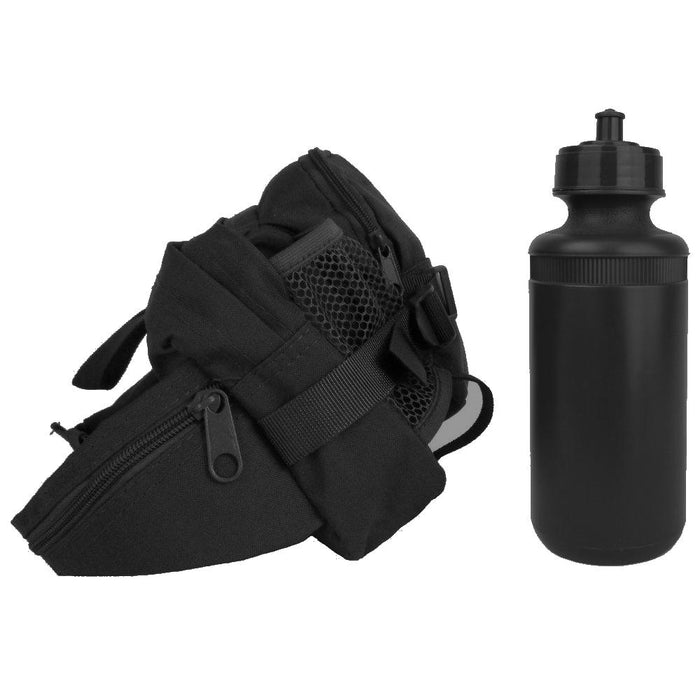 Waist Pack With Bottle - Black