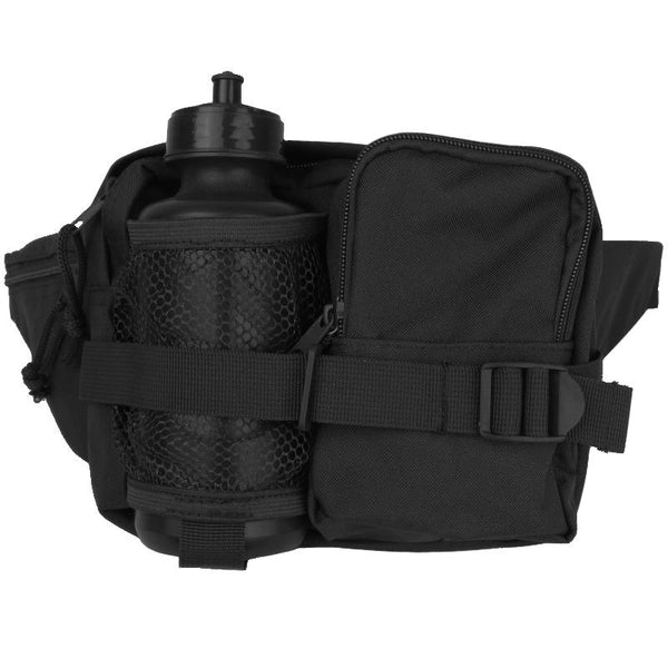 Waist Pack With Bottle - Black