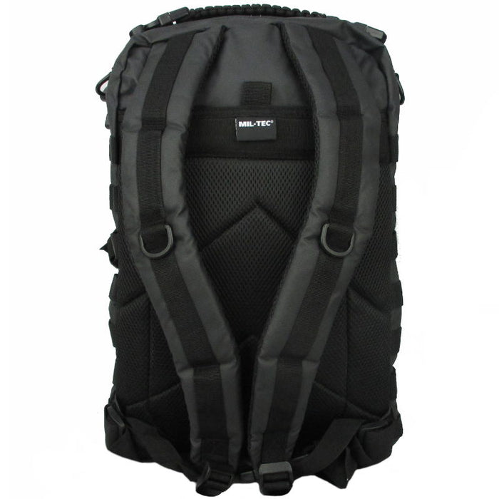 Large Tactical Assault Pack PU - Black - Mil-Tec - Hiking Packs