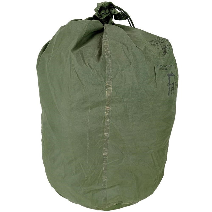 USGI Olive Drab Wet Weather Bag - Grade 2 - US Army Surplus - Kit Bags