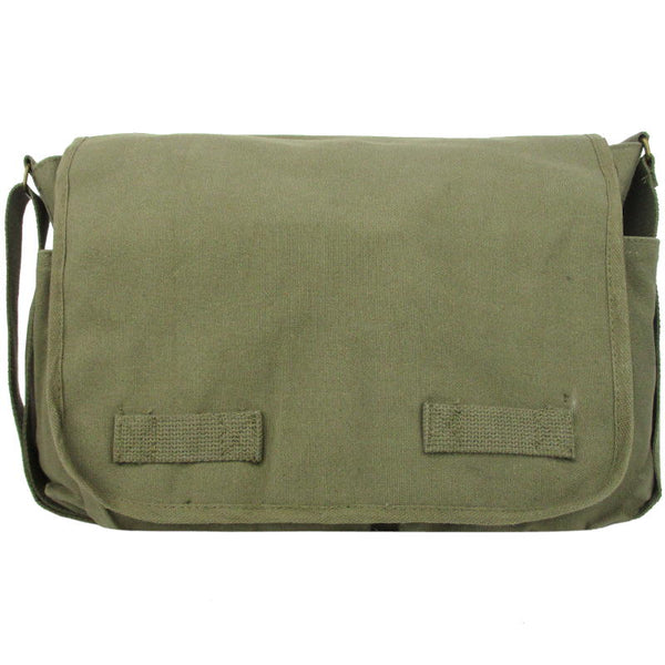 Vintage Canvas Messenger Shoulder Bag