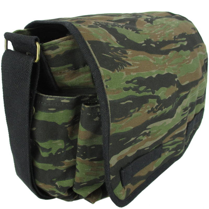 Vintage Canvas Messenger Shoulder Bag