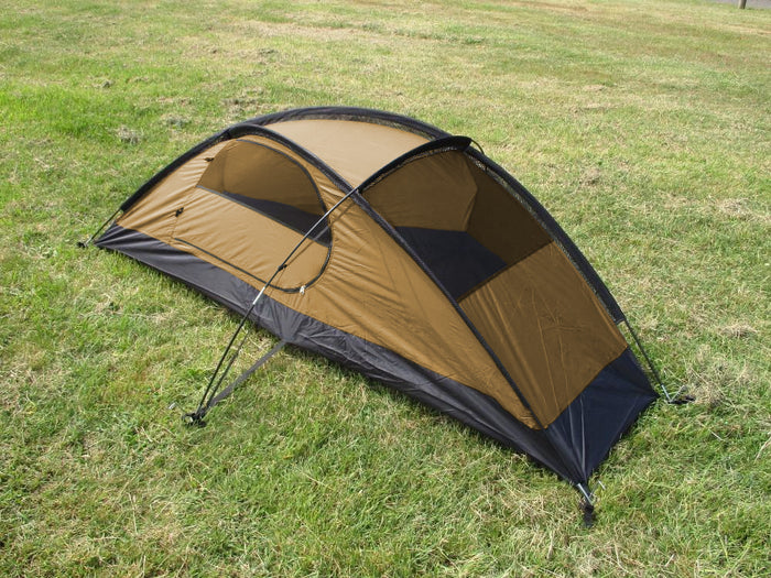 mil tec 1 mann zelt recon test Coyote One Man Recon Tent