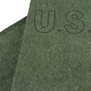 OD Wool US Print Blanket - Army and Outdoors - Blankets
