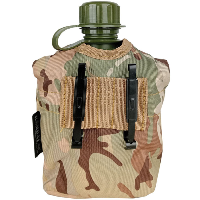 BTP Camo 1L Canteen & Pouch - Kombat - Canteens & Bottles