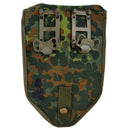 German Tri-Fold Shovel & Flecktarn Cover - German Army Surplus - Entrenching Tools
