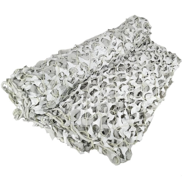 Snow Camo Net with Mesh - 6m x 3m