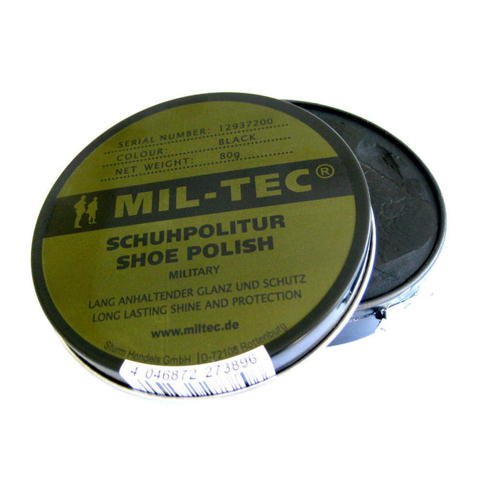 Mil-tec Shoe Polish Black 80g - Main Image