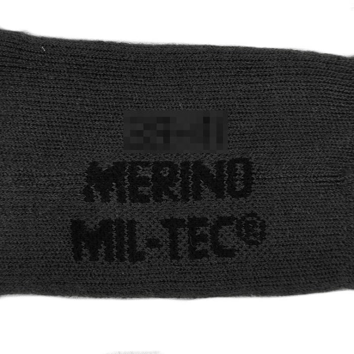 Black Merino Wool Socks - Mil-Tec - Socks