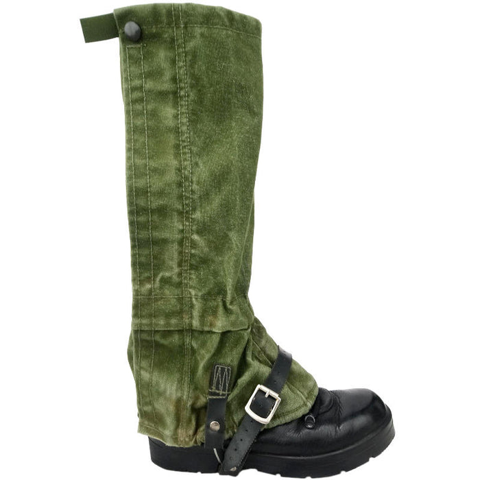 British Army OD Canvas Gaiters - British Army Surplus - Gaiters