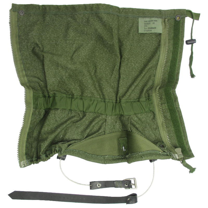 British Army OD Canvas Gaiters