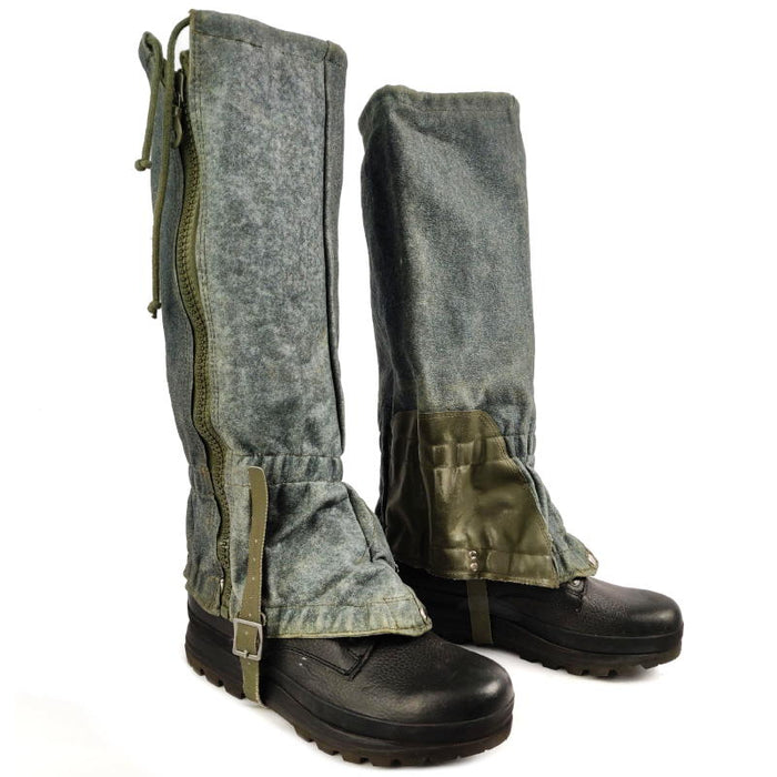 Swiss Alpine Gaiters With Zip - Swiss Army Surplus - Gaiters