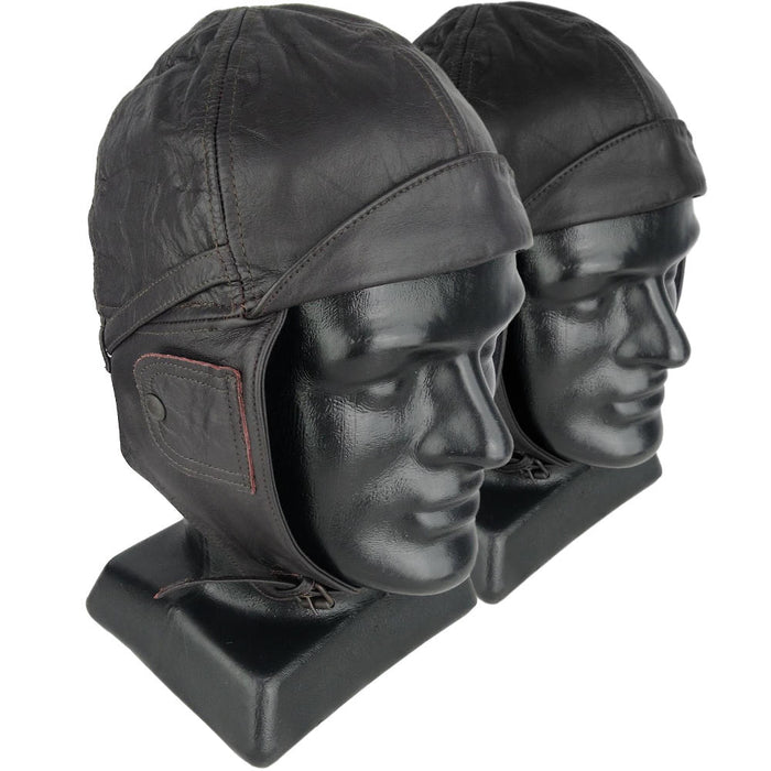 Leather Aviator Helmet