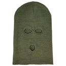 Knitted 3 Hole Balaclava - OD - Mil-Tec - Beanies & Balaclavas