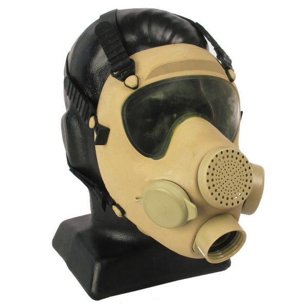 French Army Tan ARF-A Gas Mask - No Filter
