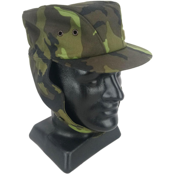 Czech Army M95 Camo Field Cap w/ Flaps