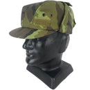 Czech Army M95 Camo Field Cap w/ Flaps - Czech Army Surplus - Caps