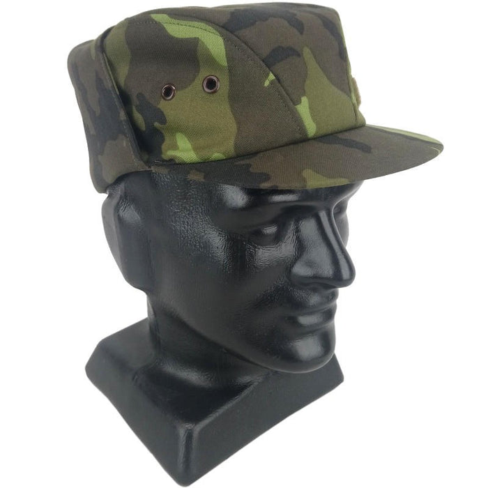 Czech Army M95 Camo Field Cap w/ Flaps