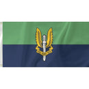 Special Air Service (SAS) Blue Flag - Unbranded - Flags, Badges & Insignia