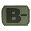 Rubber Blood Type Patch - Viper - Flags, Badges & Insignia