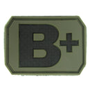 Rubber Blood Type Patch - Viper - Flags, Badges & Insignia