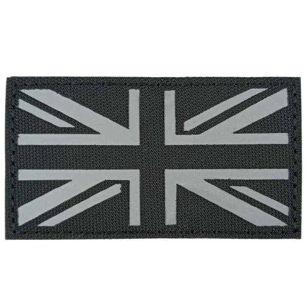 Union Jack Replica IR Patch - Black