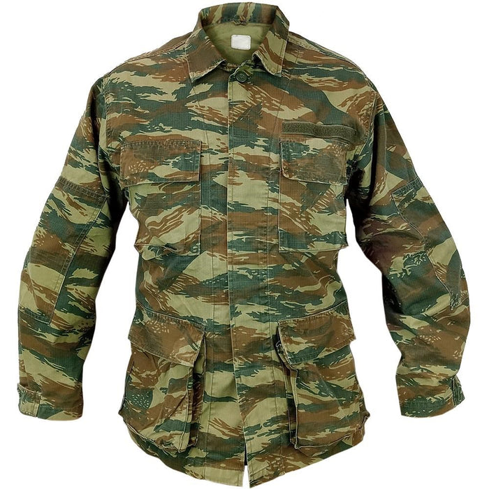 Greek Army Camouflage Pattern Lizard Camo Military Cargo Pants 6670 unclear Khaki type Vintage Second Hand