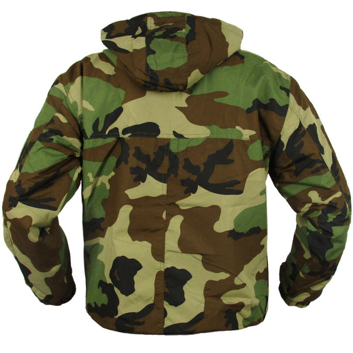 Tactical Fleece Lined Anorak - Woodland - Mil-Tec - Softshell Jacket