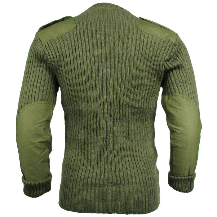 British Army OD Wool Jersey - Repaired