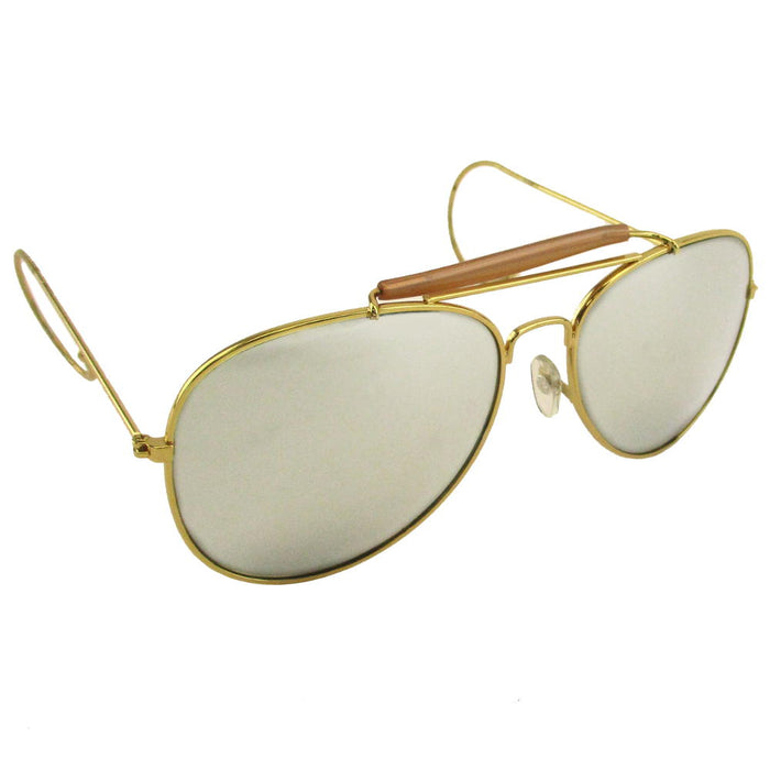 Mirrored Aviator Sunglasses