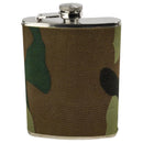 Camo Cover 8oz Hip Flask - Mil-Tec - Gifts & Novelties