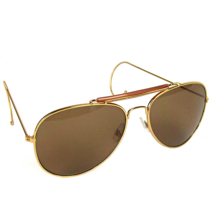 Brown Lens Aviator Sunglasses