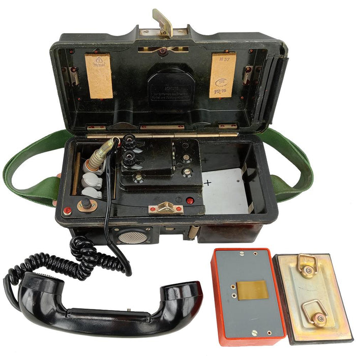 East German Army Field Telephone - East German Army Surplus - Communications