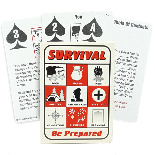 Survival Playing Cards - Unbranded - Gifts & Novelties